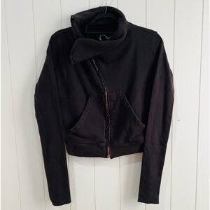 Frank & Eileen NWOT Tee Lab Full zipper sweatshirt jacket size XS Off Black
